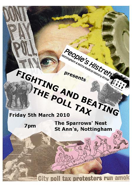 Poster for Nottingham Radical History event